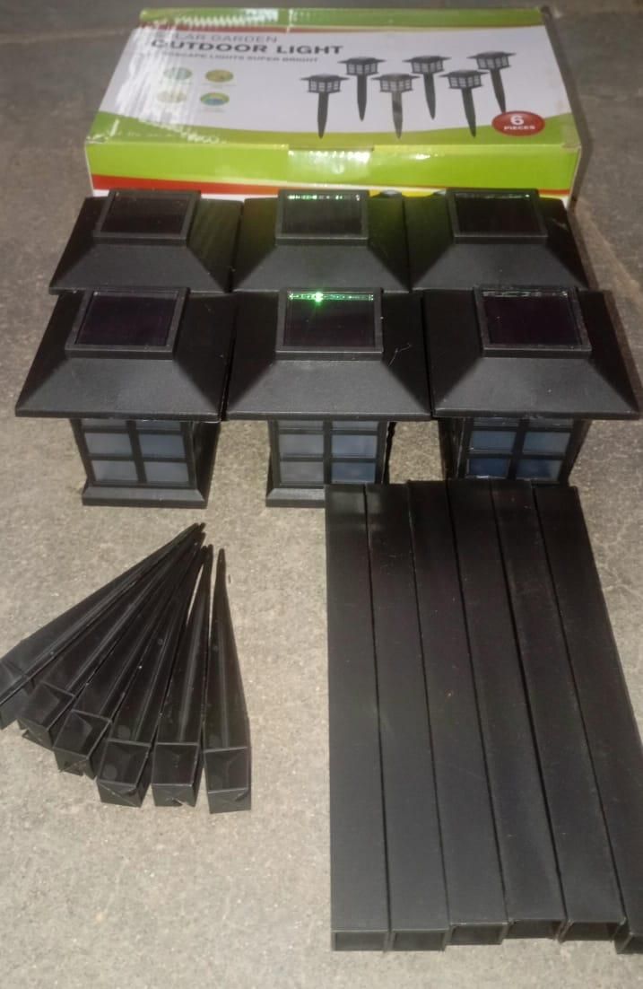 Solar Garden Yard Light (Pack of 6)